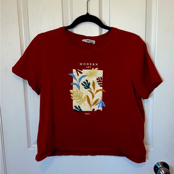 Modern Art Crop Top - Picture 1 of 4